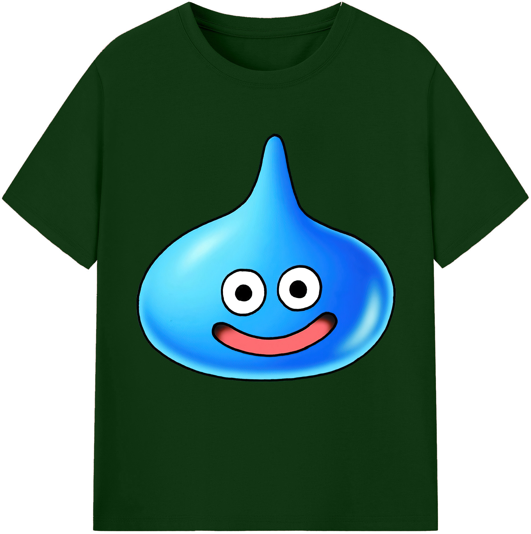 （画像用） ドラゴンクエスト Doragon Kuesuto Dragon Quest 綿100％半袖Tシャツ（フロントプリント）